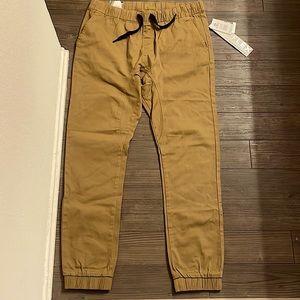 Large Men’s Brown Slim Jean Jogger Pants